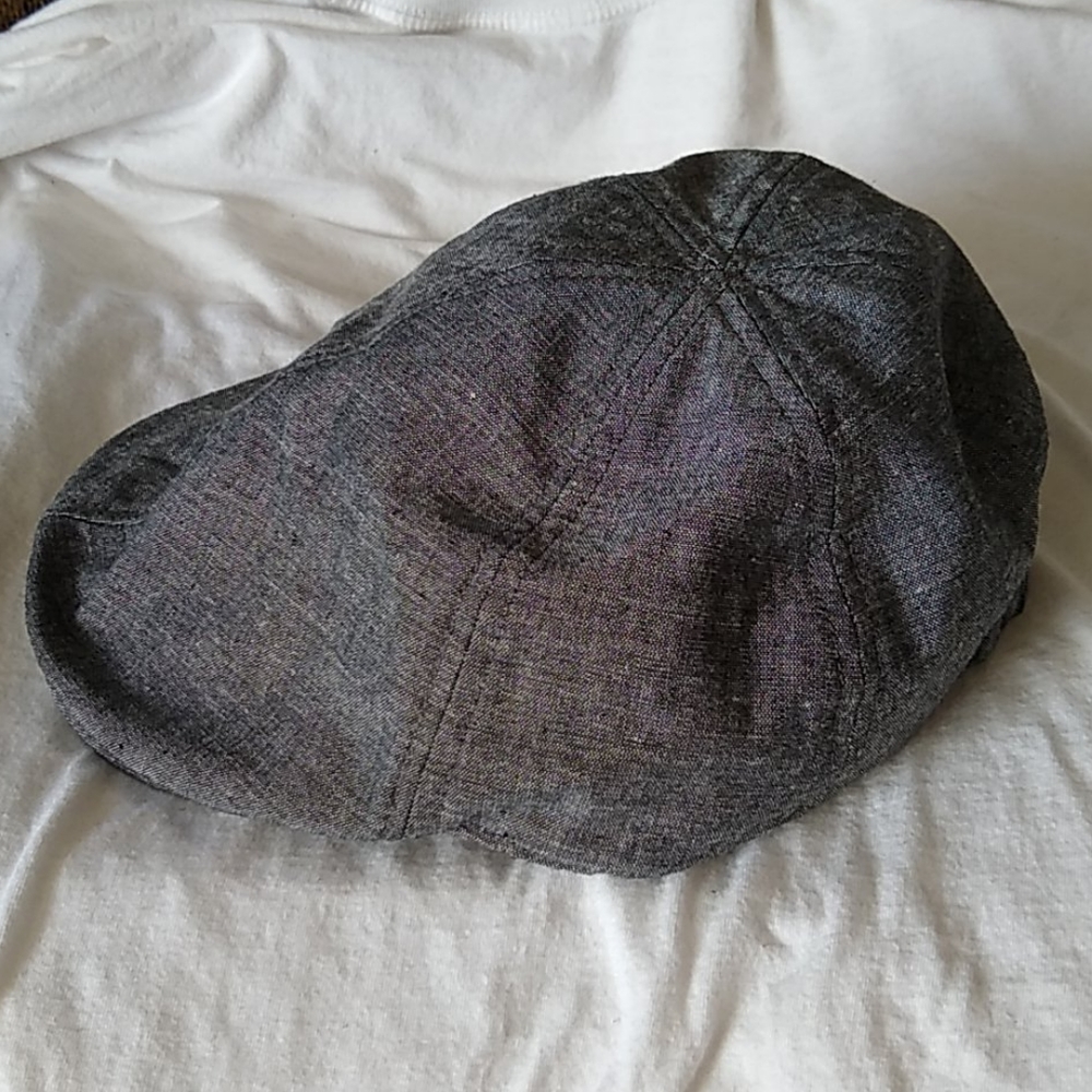 Men's stitched down flat cap - Picture 2 of 5